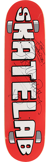 Skatelab deck signed by Lisa Marie Presley